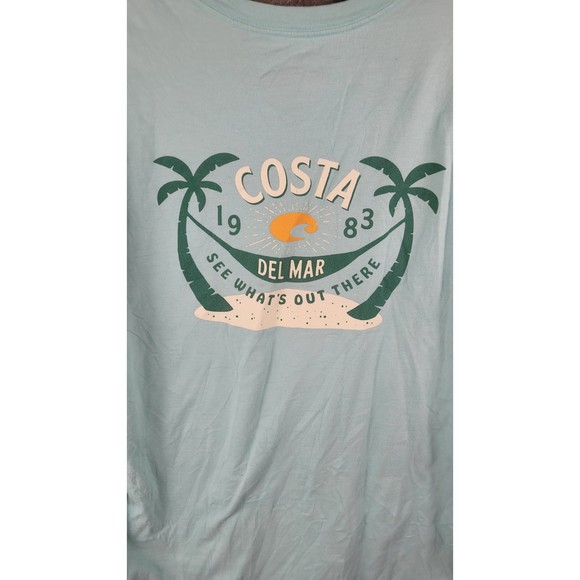 Costa Del mar1983 See What's Out there Adult Tee Size Large - Picture 3 of 5